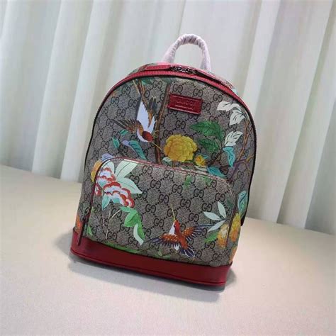 gucci supreme bloom backpack|gucci supreme canvas backpack.